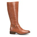 BORN Saddler Wide Calf Brown Cognac Full Grain Leather Size 9 M (B) - Brand New
