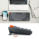 KEYCHRON K2 75% LAYOUT RGB BLUETOOTH WIRED SWITCH/ANTI GHOSTING 84 KEYS BROWN - Like New