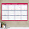 AT-A-GLANCE 2026 ERASABLE CALENDAR DRY ERASE WALL PLANNER 48" X 32" - RED/WHITE - Like New