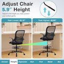 COZIFURNI Drafting Chair Tall Office Chair for Standing Desk Counter Height - Like New