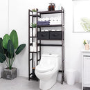 Homde Over The Toilet Storage with Basket and Drawer, Bamboo Bathroom Organizer - Like New