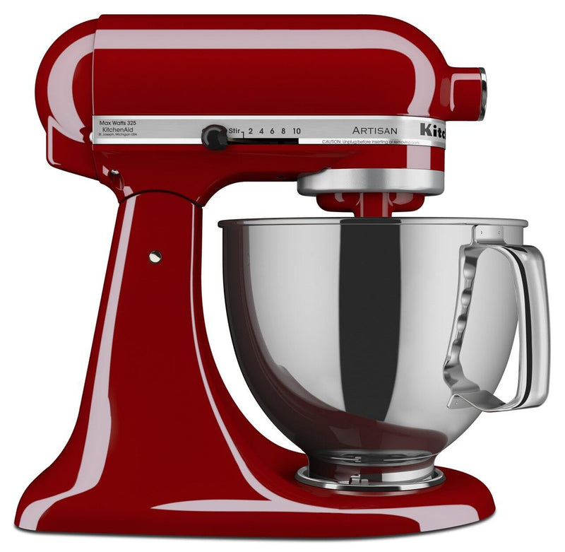 KITCHEN KSM150PSER ARTISAN SERIES 5 QUART TILT-HEAD STAND MIXER - Empire Red Like New