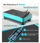 POWET VIBRATION PLATE EXERCISE MACHINE FOR WEIGHT LOSS WOUKOUT - LIGHT BLUE - Like New