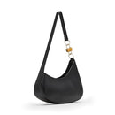 STEVE MADDEN LUCKYY ASYMMETRICAL SHOULDER BAG - BLACK - Brand New