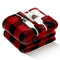 BENFOX Electric Heated 84"x 90" Sherpa Blanket 6 Heating Levels - Red - Like New