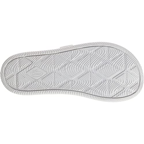 JCH108260 CHACO WOMEN'S CHILLOS SLIDE SANDAL WHITE SIZE 8 - Brand New