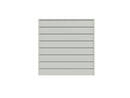 CROWNWALL PVC SLAT WALL PANELS 4ft by 4ft (16 sqft) Section, Graphite - Like New