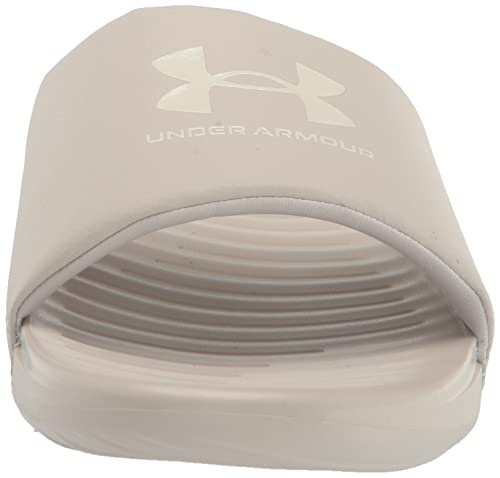 UNDER ARMOUR MEN'S ANSA FIXED SLIDE SANDAL SIZE 9 FOG/IVORY - Like New