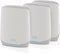 Netgear Orbi AX5400 Tri-band WiFi 6 Mesh System, Router and 2 Satellites - WHITE Like New