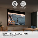 VIEWSONIC LX60HD 1080P LED PORTABLE PROJECTOR GOOGLE - BLUE - Like New