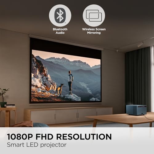 VIEWSONIC LX60HD 1080P LED PORTABLE PROJECTOR GOOGLE - BLUE - Like New