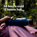 HYDRO FLASK STAINLESS STEEL STANDARD MOUTH FLEX CAP S21SX001 - BLACK - Like New