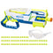 NERF HYPER BUNDLE, SIEGE-50 PUMP-ACTION BLASTER, UP TO 110 FPS VELOCITY - WHITE - Like New