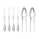 FARBERWARE SEAFOOD TOOL SET OF 6 - STAINLESS STEEL - Brand New