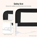 DREAM ON ME LIGHTWEIGHT MESH SECURITY ADJUSTABLE BED RAIL DOUBLE PACK - BLACK - Like New