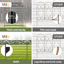 Idzo 4 Pack Decorative Garden Fence Border 36in(L) x44in(H) Animal Barrier Dogs - Like New
