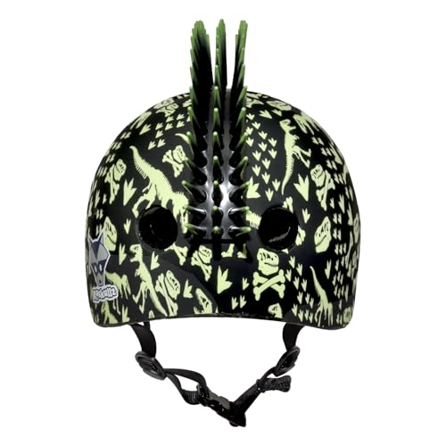 Raskullz Mohawk Helmet Toddler (48-52 CM) Trex Bonekz Green/Black Size 48-52 cm - Like New