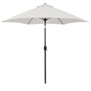 ASTELLA 9FT ALUMINUM WHITE PUSH-BUTTON TILT MARKET PATIO - Scratch & Dent