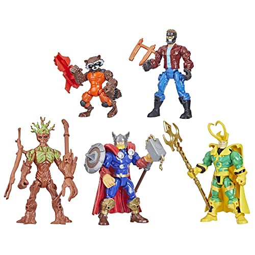 HASBRO MARVEL SUPER HERO MASHERS THOR AND GUARDIANS OF THE GALAXY PACK MULTI - Like New