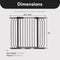 BALANCEFROM WALK THRU SAFETY GATE FOR BABY PETS DOORWAYS, STAIRWAY - GRAPHITE - Brand New