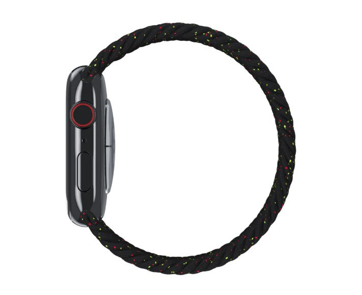 APPLE WATCH BAND BRAIDED SOLO LOOP 41MM SIZE 1 - BLACK UNITY - Like New