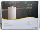 LUMINARA REAL FLAME-EFFECT CANDLE SET OF 3 WITH REMOTE AND TIMER - WHITE - Like New