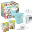 Nostalgia 4Qt Old Fashioned Electric Ice Cream Maker, 2 Cookies N Cream Mixes - Like New