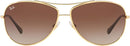 RAY-BAN RB3293 Metal Aviator Sunglasses GRADIENT DARK BROWN LENS / GOLD FRAME - Like New