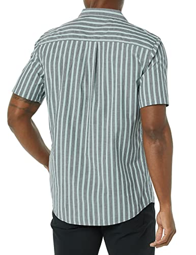 Amazon Essentials Men's Vacation Cotton Resort Shirt, Slim-Fit Short Sleeve - Brand New