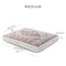 2-31504-209 TOWN & COUNTRY CuddleTown Medallion Pet Bed, 36"x28"x4", RED/GREIGE - Brand New
