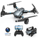 SNAPTAIN A15H FOLDABLE DRONE WITH 1080P CAMERA  RC QUADCOPTER, HW-1152455P, GRAY - Like New