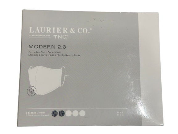 Laurier Reusable Face Mask Adjustable 3-Layer New