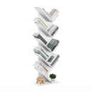 FURINNO TREE BOOKSHELF 9-TIER FLOOR STANDING TREE BOOKCASE - WHITE - Like New