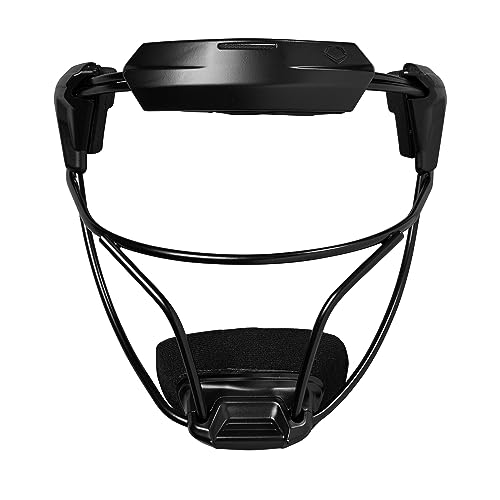 EvoShield Fastpitch Defender's Facemasks Adult and Youth Sizes (Black) - Brand New