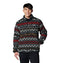 COLUMBIA MEN'S RUGGED RIDGE HALF SNAP FLEECE - SIZE LARGE - BLACK-MADRAS-MULTI - Like New