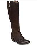 Donald J Pliner Womens Devi Leather Almond Toe Knee High Brown Size: 7.5 - Like New