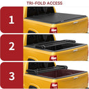 YITAMOTOR SOFT TRI-FOLD TRUCK BED TONNEAU COVER DODGE RAM 1500 CETC-2009 - BLACK - Like New