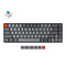 KEYCHRON K6-V2 WIRELESS GATERON G PRO MECHANICAL KEYBOARD BLUE SWITCH - BLACK Like New