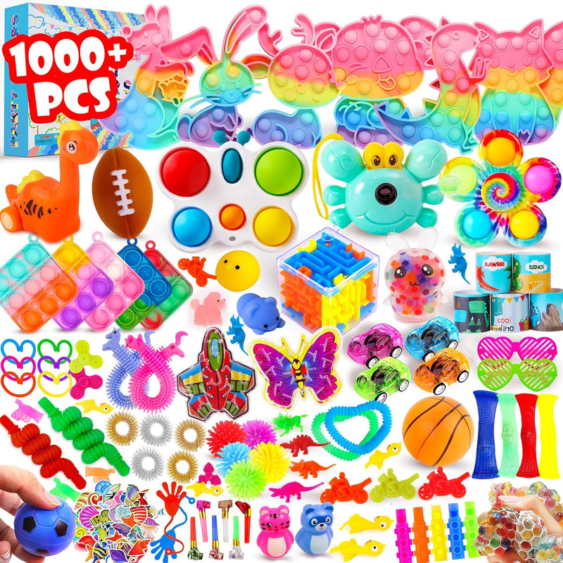 DKZ 1000Pcs Fidget Toys Pack - Multicolor Like New