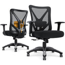 MOLENTS ERGONOMIC OFFICE CHAIR MESH COMPUTER DESK BIFMA X5.1 - ONYX BLACK - Like New