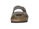 0151211 BIRKENSTOCK UNISEX ARIZONA BIRKIBUC SANDALS STONE SIZE MEN 7 WOMEN 9 - Like New