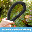 HAETEIR 75FT NON-EXPANDING GARDEN HOSE LIGHTWEIGHT FLEXIBLE ULTRA-LIGHT WATER - Like New