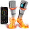 WASOTO HEATED SOCKS 9V VOLTAGE 3000MAH BATTERY RECHARGEABLE WASHABLE - M - GRAY - Like New