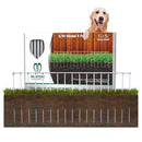 DIG DEFENCE NO DIG FENCE FOR DOGS AND RABBITS - 4 PACK - STEEL - Like New
