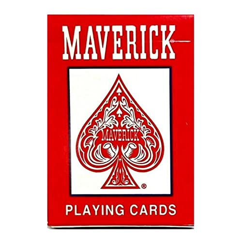 MAVERICK PLAYING CARDS JUMBO INDEX RED - Brand New
