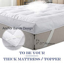 WhatsBedding Feather Mattress Topper California King 5 inches 84x72 Inches - Brand New