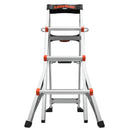 LITTLE GIANT SMARTSTEP 4'-6' MODEL 300 LB RATED ALUMINUM - BLACK /ORANGE - Like New