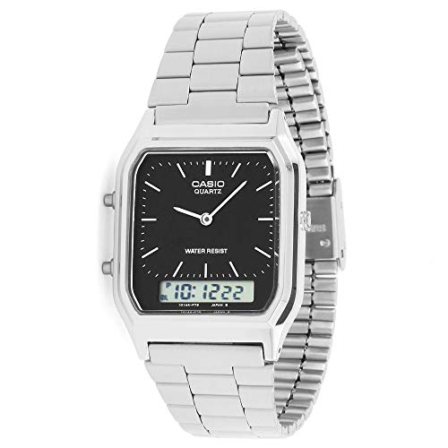 CASIO COLLECTION UNISEX ADULTS WATCH AQ-230A -Black - Like New