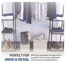 MONSTERRAX EXPANDABLE CLOTHING RACK, 14X80X72 - BLACK - Like New