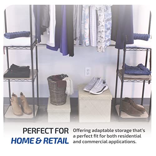 MONSTERRAX EXPANDABLE CLOTHING RACK, 14X80X72 - BLACK - Like New